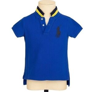 Polo Ralph Lauren Boys‎ Size 4 Short Sleeve Rugby Shirt 4 Pony Regular Fit